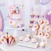 Gradient Cupcake Liners Cake Bakken Cups Vetvrije Document Muffin Wrappers Dessert Houder voor Party Bruiloft GC13567