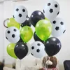 Décoration de fête 16 pièces 12 pouces ballons de Football en Latex ballons de Football anniversaire enfants jouets pour enfants thème GlobosParty