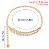 Tassel Gold Color Coin Pendant Belly Chain For Women Dresse Jeans Sexy Beach Pearl Waist Belts Rave Body Jewelry Gift