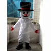 Halloween Snowman Mascot Costume Top Quality Cartoon Character Outfits Suit unisex vuxna outfit Christmas Carnival fancy klänning