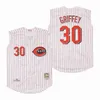 Retro Baseball 17 Chris Sabo Trikot 30 Ken Griffey 5 Johnny Bench 24 Tony Perez 21 Reggie Sanders Cool Base Rot Weiß Grau Pullover Vintage 1976 1990 2000 2005 Ruhestand