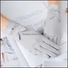 Fünf-Finger-Handschuhe, Fäustlinge, Hüte, Schals, Modeaccessoires, 2021, Sonnenschutz, Damen, Sommer, Reiten, elastische Baumwolle, dünn, Fahren, Fl-Finge