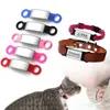 Silikon-Katzen- und Hundemarke, personalisierbar, DIY-gravierte Haustier-ID-Karte, Edelstahl-Haustiermarken, Halsband