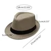 Berets Man Jazz Hat Big Brim Fedora Cap British Style Vintage Top Cotton Fashion Black лента летняя открытая солнцезащитная шляпа Cacquette L5