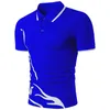 summer Polo shirt men shortsleeved casual Slim solid color Polo shirt shrinkproof quickdrying outdoor leisure POLO shirt 220708
