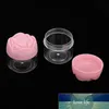 12PCS Empty Rose Gram Pot Jars Round Plastic Cosmetic Container Jar with Lids Travel Storage Sample Pink White Purple Green Blue