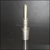 Other Hand Tools Home Garden Titanium Collector Tip Nail 10Mm 14Mm 18Mm Inverted Grade 2 Ti For Glass Drop Delivery 2021 Ccnok5055999