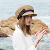 Geniş Memul Şapkalar X1001 Kore tarzı moda gündelik tüm maç kriket kapağı saman şapka yaz plajı güneşi katlanabilir