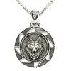Hänge halsband slaviska kolovrat veles symbol lås viking varg amulett och talisman smycken halsband droppordnad