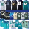 Basketbal jersey 12 Ja 2 Lamelo 34 Giannis Morant Ball Antetokounmpo Mens Hoge kwaliteit gestikte jerseys shirts