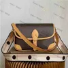 Vintage Koeienhuid Diane Baguette Schouder Crossbody Tassen Top Kwaliteit Designer Luxe Handtassen Odeon Totes Lady Flap Purse Vrouwen Messenger Bag portemonnee