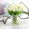 10pcシリコンリアルタッチチューリップフラワージャクフローレスアキュア考えcom frete gratis sztuczne tulipany 220815