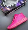Lamelo Ball Queen City Men Basketball Shoes Sales MB1 Purple Glimmer Pink Green Black High Quality Sport Shoe Trainner Sneakers Storlek 7-12.5 A47