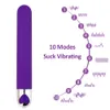 Vetiry Long Bullet Dildo Vibrator AV Stick Magiv Wand 10 Speed ​​Clitoris Vagina Stimulator G-Spot Massage Sexiga leksaker för kvinnor