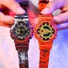 Basid One Piece Men's Sports Watch Waterdichte topmerk luxe polshorloges Geschenken G Style Digitale klokken Shock Gentleman Fashion