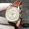 Hochwertige Uhr NAVITIMER Lederarmband oder Stahlband 3A Herrenuhren Hochwertige Sport Japen VK Quarz Chronograph Mode Armbanduhr Uhren für Herren U1