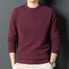 Men's Sweaters 10 Colors Autumn and Winter Men's Thick Round Neck Sweater Fashio 220823