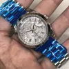 Rollenx uxury Watch Date GMT Luxe heren Mechanisch horloge automatisch log van familie optische witte vezelsteentafel rz1682 Genève voor mannen Zwitserse polshorloges