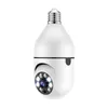 A6 200W E27 Lampadina Telecamera di sorveglianza 1080P Visione notturna Rilevazione del movimento Telecamere per monitor di sicurezza per rete interna esterna