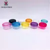 Kostenloser 10 teile / los 3G Runder leerer kosmetischer Behälter, kleiner Beispiel Nail Art-Kanister, Lidschatten-Sahneglas