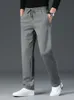 Spring Zip Pockets Long Sweatpants Men Joggers Blue Black Grey Sportswear Straight Track Pants Casual Cotton Trousers 220622