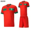 Kaus Merah Maroko 23 Jersey Rumah Maroko 23 Baru 220613