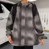 Heren Jassen 2022 Lente Herfst Katoen Mannen Hoody Jassen Casual Tie-Dye Bomber Jacket Losse Mode Mannelijke Bovenkleding Kleding