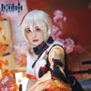 Genshin Impact Game Anime Cosplay Costplay Kaedehara Kazuha Wig Pełny zestaw samurai Cospaly Anime Halloween Costume dla Aldult AA220324