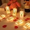 Strings Bulbs Fairy Lights String LED Christmas Patio Light For Outdoor Wedding Party Decoration Letter LightLED