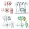 Baby Toys 0-12 Months Crib Mobile Bed Bell Rattles Educational for borns Car Seat Hanging Infant Spiral Stroller 220428