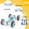 Roclub S-012 Watch Gesture Double Remote Control Toy 2.4GHz 4WD Rotation RC Car Model Gift For Kids Boy Birthday Christmas 220429