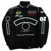 F1 Team Racing Suit Новый полное вышитое логотип осень и зимняя хлопчатобумажная куртка S3256