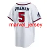 2021 2022 Ozzie Albies 13 Ronald Acuna Jr. Jerseys 5 Freddie Freeman 7 Dansby Swanson 27 أوستن رايلي 10 Bravee Jones 21 22 مخصص الرجال النساء