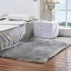Mattor soffa matta säng golvmatta hel imitation ull kudde vardagsrum filt plysch mjukt fårskinn sovrum matta imitation carpets