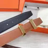 Designer high-end leather belt for men and women classic fashion with suit casual pants with box size 3.8cm 54136