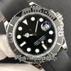 EWF V2 EW226659 Cal.3235 EW3235 Automatisk herrklocka 42mm tvåvägs roterande yttre ring svart urtavla 904L rostfritt stål fodral gummband superversion evighet klockor