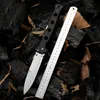 10ACXC Składający nóż AUS10A Satin Blade Griv-EX z nożem taktycznych folderów z blachy ze stali nierdzewnej z pudełkiem detalicznym