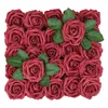 100pack Artificial Rose Bouquet Faux Foam Flower Wedding Bridal Bouquet Event Celebration Centerpiece Birthday Baby Shower Decor