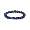 Natuursteen Handgemaakte Strengen Beaded Elastische Energie Bedelarmbanden Voor Dames Mannen Bangle Party Club Yoga Sieraden