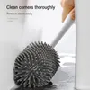 PEISI TPR brosse en Silicone pas de coins morts supports de toilette outils de nettoyage ensemble d'accessoires ménagers muraux 220511