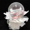 Festdekoration Bredhals Boboballong 20cm Julballonger Fyllning Snack Godis Blomma Bröllopsbukett Transparent Klar PVC BallParty