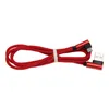 90 graus Nylon Micro USB Cabos de dados 1m 2m 3m 25cm de carga r￡pida tipo C para Xiaomi Redmi OnePlus Samsung USB-C Wire