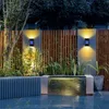 Solar Lamp Outdoor Up Down 6LEDs Wall Lights Waterproof IP65 Outdoor Decorative Lighting for Garden Street Balcony Landscape