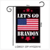 Laten we gaan Brandon Garden Flag 30x45cm USA President Biden FJB Outdoor Flags Yard Decoration American Flags Banner Ornamenten C0607G07