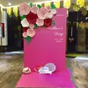 Украшение вечеринки большая симуляция картонная бумага роза шоу Свадебное фоновое событие сцены цветочный партия