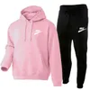 Spring Hoodie Sets Men Tracksuit Casual Sweatshirt Sweatpants 2 Pcs Set Fashion Male Sport Pullover Suit Streetwear Clothes