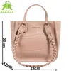 Shopping Bag Designer Stone Pattern Women Handbag High Quality Pu Leather Shoulder Bags New Fashion High Capacity Female Casual 220323