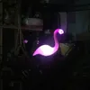 Lampy trawnikowe LED Flamingo Wodoodporne słoneczne światło Lekkie Outdoor Decoration Dekoracja ogrodu z oświetleniem krajobrazowym
