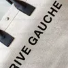 Wysokiej jakości luksusowa designerska torba na zakupy torebki damskie Rive Gauche totes torebka letnia pościel z rafii duże torby plażowe podróżne torebki na ramię portfel na ramię