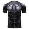 Cody Lundin Summer Sportswear Custom Custom Astract Guard Rash Guard Short Sleeve BJJ T-Shirt 220609